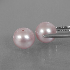 Perla naturale rosa da  ct, sfera / palla, opaco