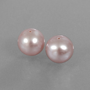 Perla naturale rosa da  ct, sfera / palla, opaco