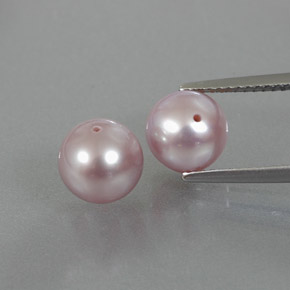 Perla naturale rosa da  ct, sfera / palla, opaco