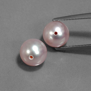 Gemme di Perla Rosa argento naturale da 5.55 ct, Sfera, Opaco