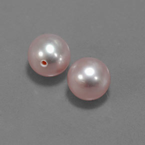 Gemme di Perla Rosa argento naturale da 5.55 ct, Sfera, Opaco