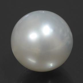 Perla Argento naturale da 11.88 ct, Sfera, Opaco