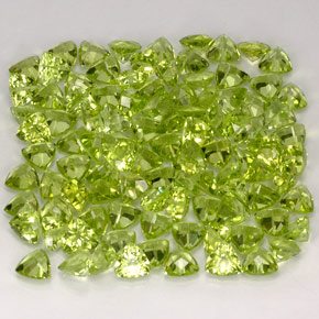Peridoto naturale verde da  ct, trillion, VVS-VS