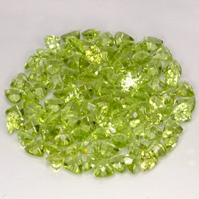Peridoto naturale verde da  ct, trillion, VVS-VS