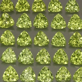 Peridoto naturale verde da  ct, trillion, VVS-VS