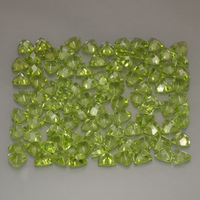 Peridoto naturale verde da  ct, trillion, VVS-VS
