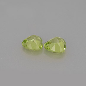 Peridoto naturale verde da  ct, a forma di cuore, VS