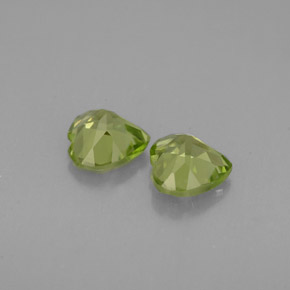 Peridoto naturale verde da  ct, a forma di cuore, VS