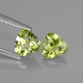 Peridoto naturale verde da  ct, a forma di cuore, VS