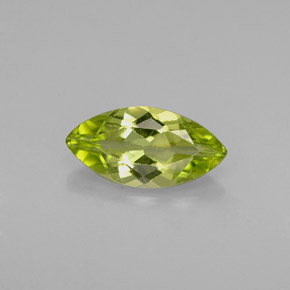 Peridoto naturale verde da 1,03 ct, marchesa, VVS-VS