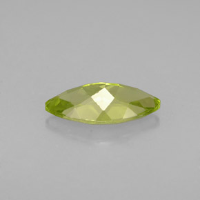 Peridoto naturale verde da 1,03 ct, marchesa, VVS-VS