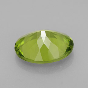 Peridoto naturale verde da 2,42 ct, taglio ovale, VS