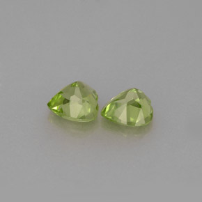 Peridoto naturale verde da  ct, a forma di cuore, VS