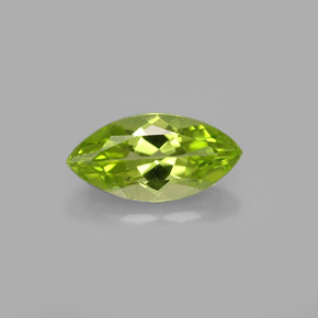 Peridoto naturale verde da 1,05 ct, marchesa, VVS-VS