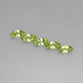 Peridoto naturale verde da  ct, marchesa, VS