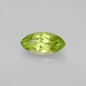 Peridoto naturale verde da 1,27 ct, marchesa, VVS-VS