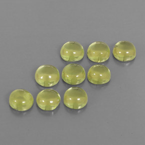 Peridoto naturale verde da  ct, taglio rotondo, trasparente