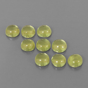 Peridoto naturale verde da  ct, taglio rotondo, trasparente