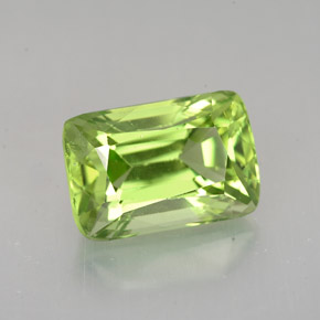 Peridoto naturale verde da 5,00 ct, taglio a cuscino, VS