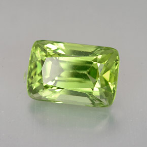 Peridoto naturale verde da 5,00 ct, taglio a cuscino, VS