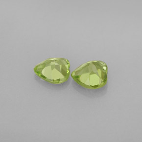 Peridoto naturale verde da  ct, a forma di cuore, VVS-VS
