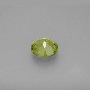 Peridoto naturale verde da 1,21 ct, taglio rotondo, VS