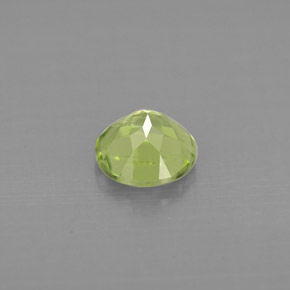 Peridoto naturale verde da 0,92 ct, taglio rotondo, VS