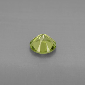 Peridoto naturale verde da 0,84 ct, taglio rotondo, VS