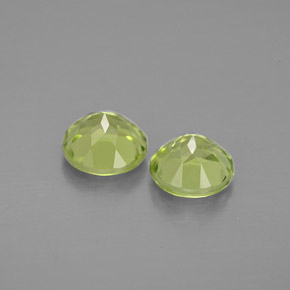 Peridoto naturale verde da  ct, taglio rotondo, VVS-VS
