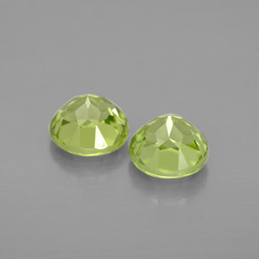 Peridoto naturale verde da  ct, taglio rotondo, VVS-VS