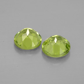 Peridoto naturale verde da  ct, taglio rotondo, VVS-VS