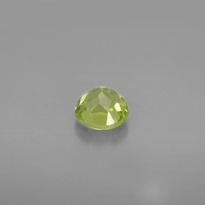 Peridoto naturale verde da 0,84 ct, taglio rotondo, VS