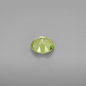 Peridoto naturale verde da 0,82 ct, taglio rotondo, VS