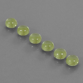 Peridoto naturale verde da  ct, taglio rotondo, trasparente