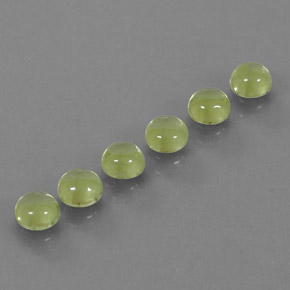Peridoto naturale verde da  ct, taglio rotondo, trasparente