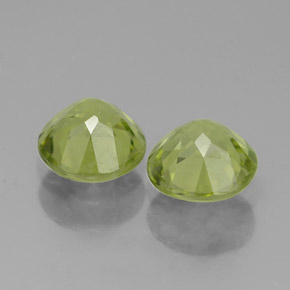Peridoto naturale verde da  ct, taglio rotondo, VVS-VS