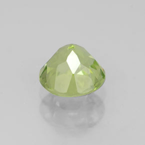 Peridoto naturale verde da 0,91 ct, taglio rotondo, VS-SI