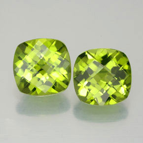 Peridoto naturale verde da  ct, taglio a cuscino, VVS-VS