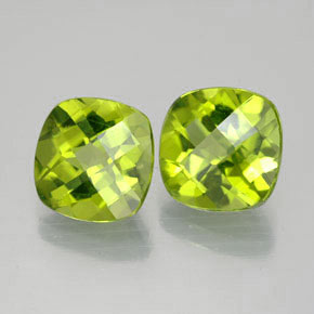 Peridoto naturale verde da  ct, taglio a cuscino, VVS-VS