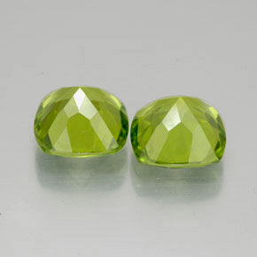 Peridoto naturale verde da  ct, taglio a cuscino, VVS-VS