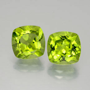 Peridoto naturale verde da  ct, taglio a cuscino, VVS-VS