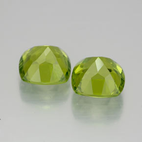 Peridoto naturale verde da  ct, taglio a cuscino, VVS-VS