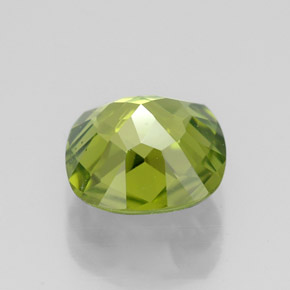 Peridoto naturale verde da 2,33 ct, taglio a cuscino, VVS