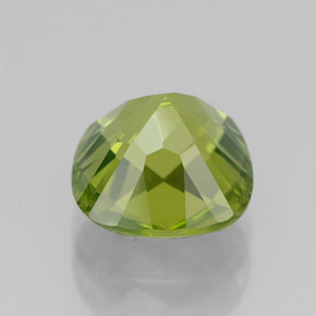 Peridoto naturale verde da 2,42 ct, taglio a cuscino, VS