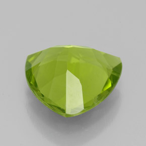 Peridoto naturale verde da 3,07 ct, trillion, VS-SI