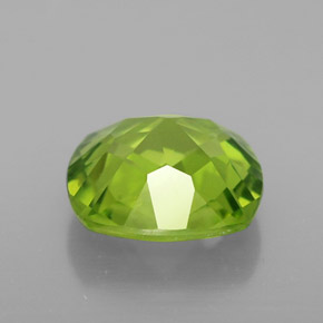 Peridoto naturale verde da 2,50 ct, taglio a cuscino, VS