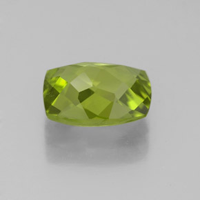 Peridoto naturale verde da 2,50 ct, taglio a cuscino, VS