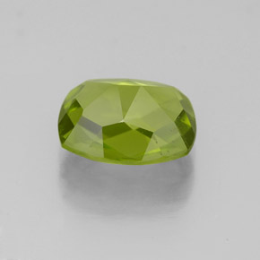 Peridoto naturale verde da 2,44 ct, taglio a cuscino, VS-SI
