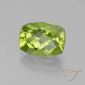 Peridoto Verde chiaro e vivace naturale da 2.38 ct, Cuscino, VS
