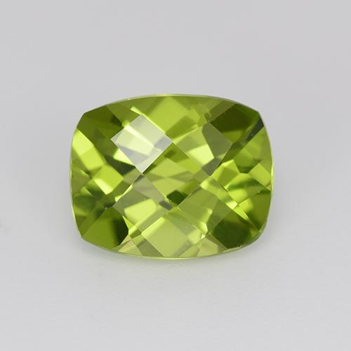 Peridoto naturale verde da 2,94 ct, taglio a cuscino, VS